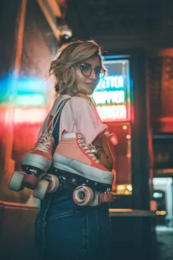 Chaya Kismet Barbiepatin Side-by-side Aggressive Rulleskøjter -Professionel butik med rulleskøjteudstyr chaya kismet barbiepatin roller skates 8y