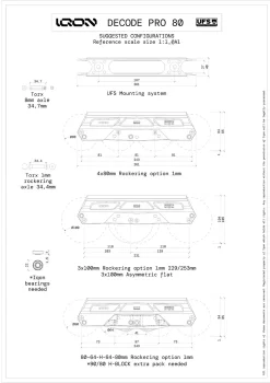 Iqon Mørk AG Decode Pro Aggressive Skate Frames -Professionel butik med rulleskøjteudstyr iqon dark ag decode pro ufs frames 9m