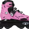 Kaltik K Skate JNR Ninja Pink Aggressive Rulleskøjter -Professionel butik med rulleskøjteudstyr kaltik k skate jnr ninja pink aggressive inline skates qs