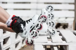 Powerslide Next Sort Hvid 90 Freeskates -Professionel butik med rulleskøjteudstyr powerslide next black white 90 freeskates 3v