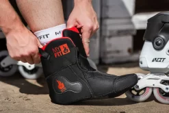 Powerslide Next Sort Hvid 90 Freeskates -Professionel butik med rulleskøjteudstyr powerslide next black white 90 freeskates df