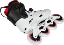 Powerslide Next Sort Hvid 90 Freeskates -Professionel butik med rulleskøjteudstyr powerslide next black white 90 freeskates lv