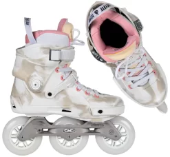 Powerslide Next Marble Pink 100 Freeskates -Professionel butik med rulleskøjteudstyr powerslide next marble pink 100 freeskates 9j