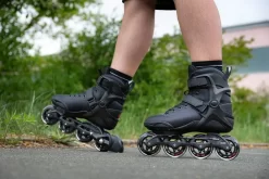 Powerslide Phuzion Radon 80 Sort Inliners -Professionel butik med rulleskøjteudstyr powerslide phuzion radon 80 black inline skates 6m