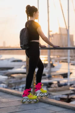 Powerslide UBC Go Bag Gymnastik Pose -Professionel butik med rulleskøjteudstyr powerslide ubc go drawstring bag bx