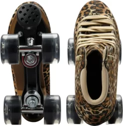 Roces Piper Leopard Side-by-side Rulleskøjter -Professionel butik med rulleskøjteudstyr roces piper leopard roller skates op