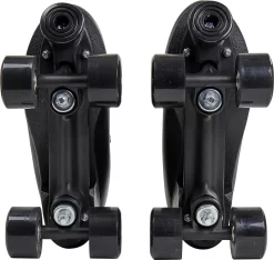 Roces RC1 Sort Side-by-side Rulleskøjter -Professionel butik med rulleskøjteudstyr roces rc1 black roller skates ev