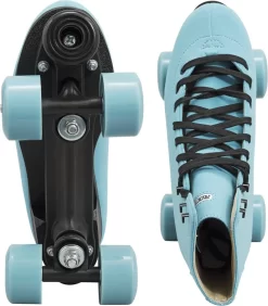 Roces RC1 Blå Side-by-side Rulleskøjter -Professionel butik med rulleskøjteudstyr roces rc1 blue roller skates w4