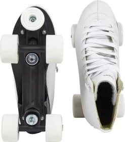 Roces RC1 Hvid Side-by-side Rulleskøjter -Professionel butik med rulleskøjteudstyr roces rc1 white roller skates sh