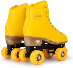 Rookie Classic 78 Yellow Side-by-side Rulleskøjter -Professionel butik med rulleskøjteudstyr rookie classic 78 yellow roller skates uj