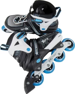 SFR Pulsar Adjustable Blå Inliners Børn -Professionel butik med rulleskøjteudstyr sfr pulsar adjustable blue kids inline skates sw